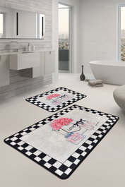 Mijölnir Juego de alfombras de baño Parfume Multicolor